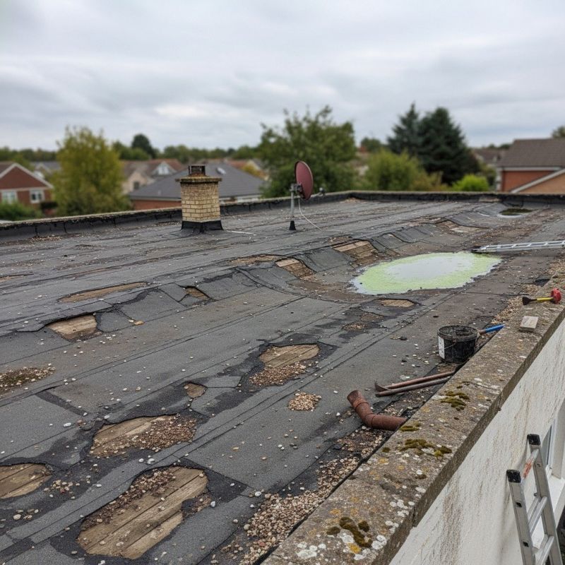 Hail Damage Roof Repair detail
